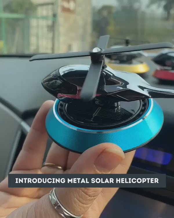 Helicopter Shape Solar Car Perfume – Add Style and Freshness to Your Ride! 🚗🌞🚁